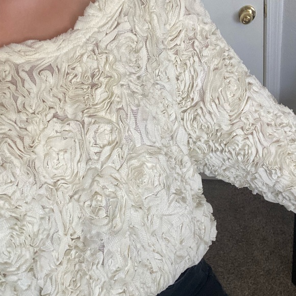 AMERICAN APPAREL VINTAGE OFF SHOULDER TOP ONE SIZE - Picture 4 of 6